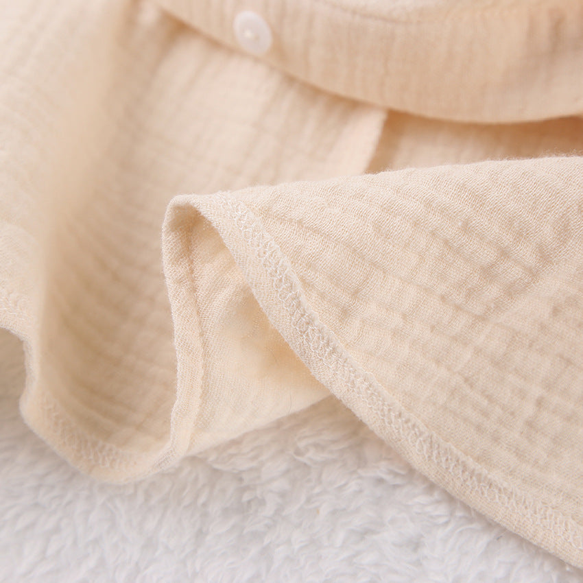 Shirt Double-layer Crepe Loose Long Sleeve Trousers Suit