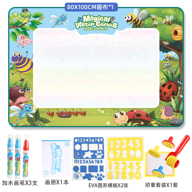 Cloth Toy Clear Water Painting Drawing Board Magic Color Graffiti Blanket Water Picture Book