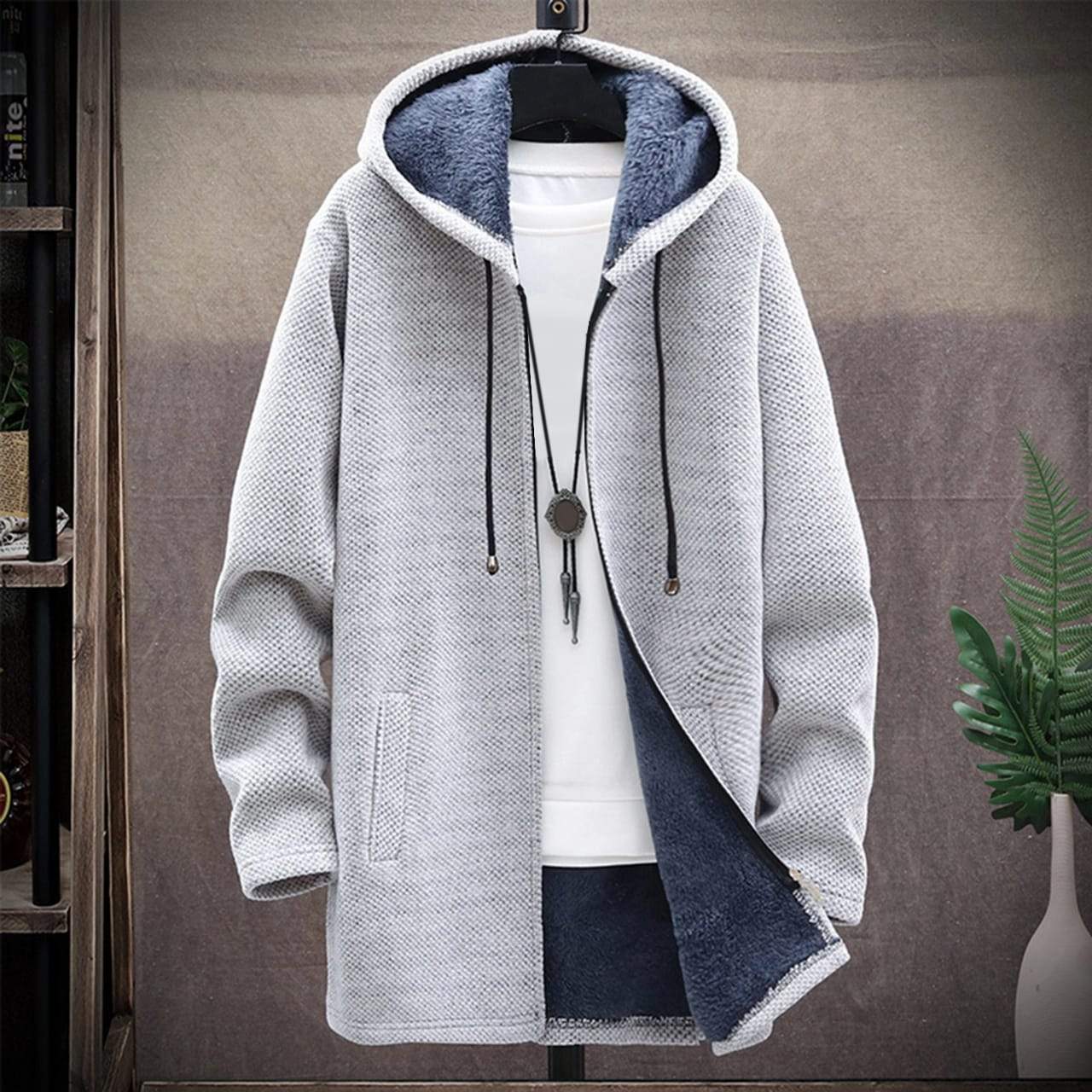 Men's Hooded Padded Sweater