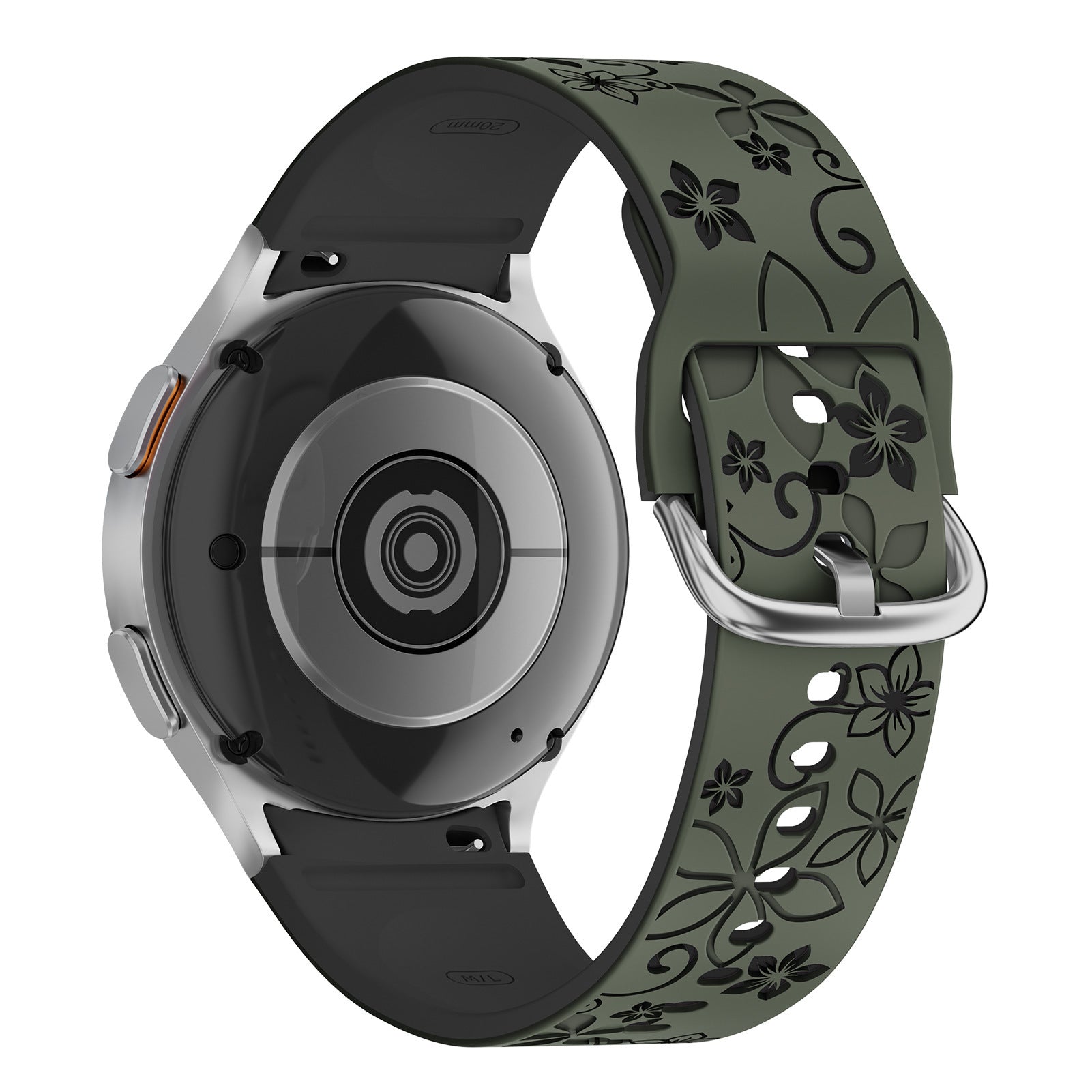 Fashion Personality Two-tone Silicon Print Strap