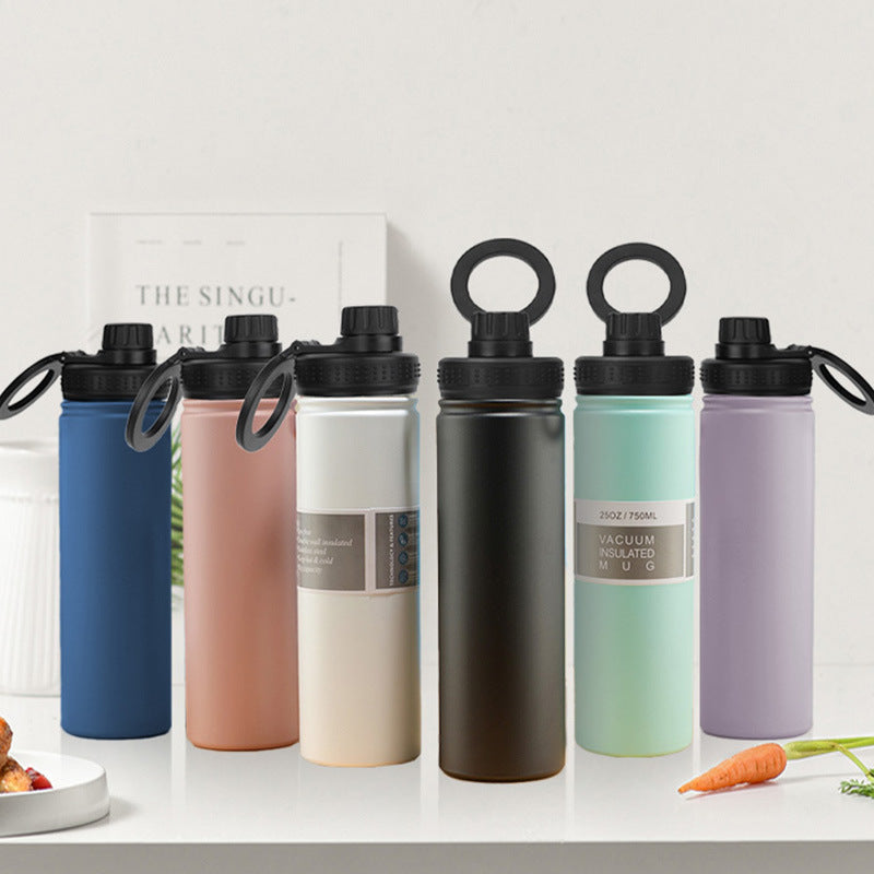 Creative 304 Stainless Steel Magnetic Bracket Space Pot Portable Insulation Cup