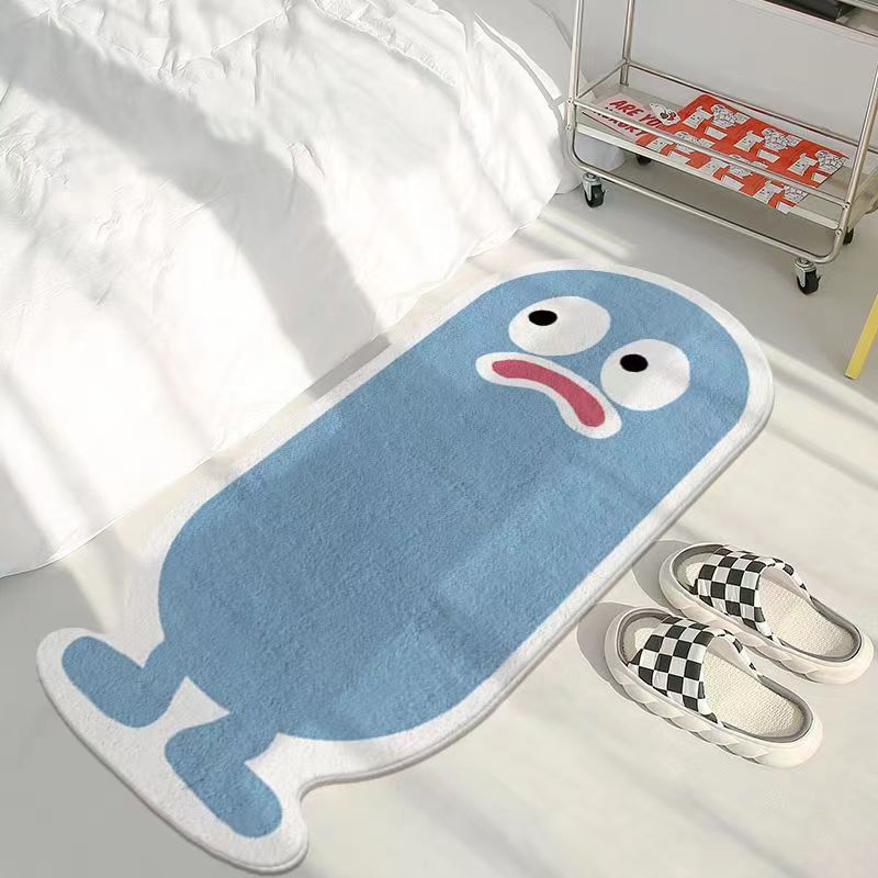 Cartoon Funny Alien Bedside Household Soft Carpet