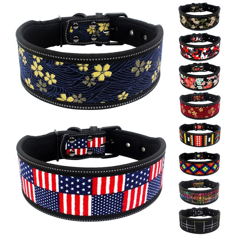 Diving material pet collar