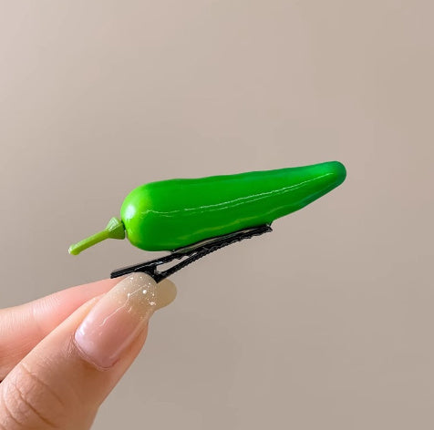 Fashion Creative Half Peeled Orange Hairpin