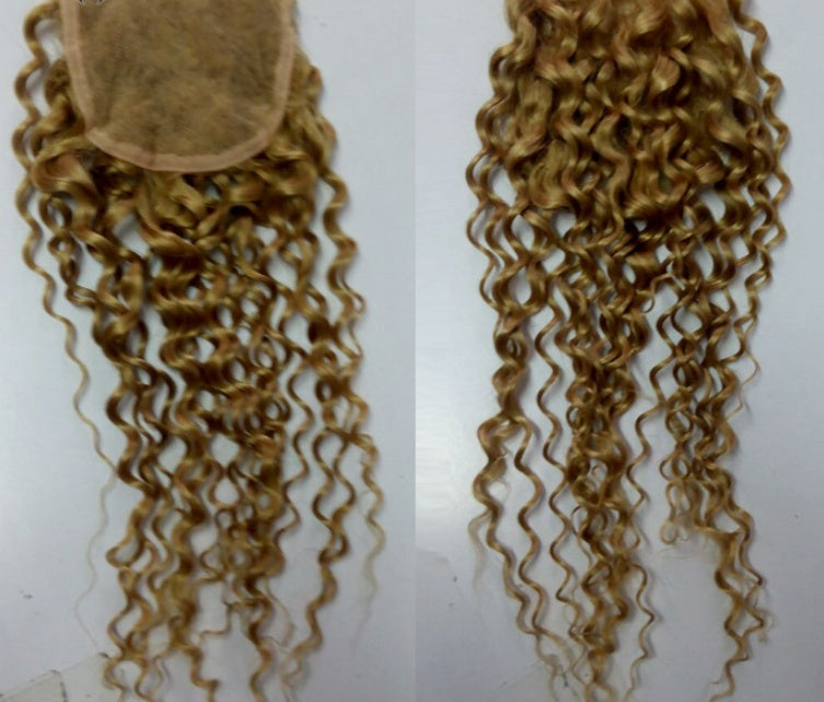 Hand-woven Human Hair Blocks On The Head