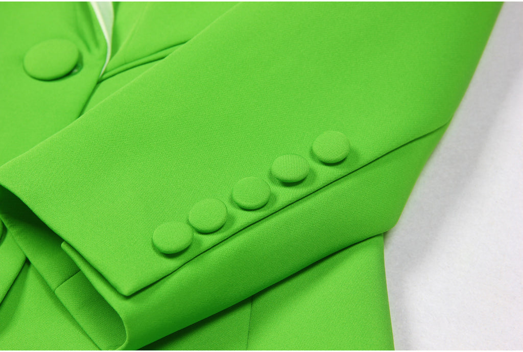 European And American Stitching Suit Elegant Outfit