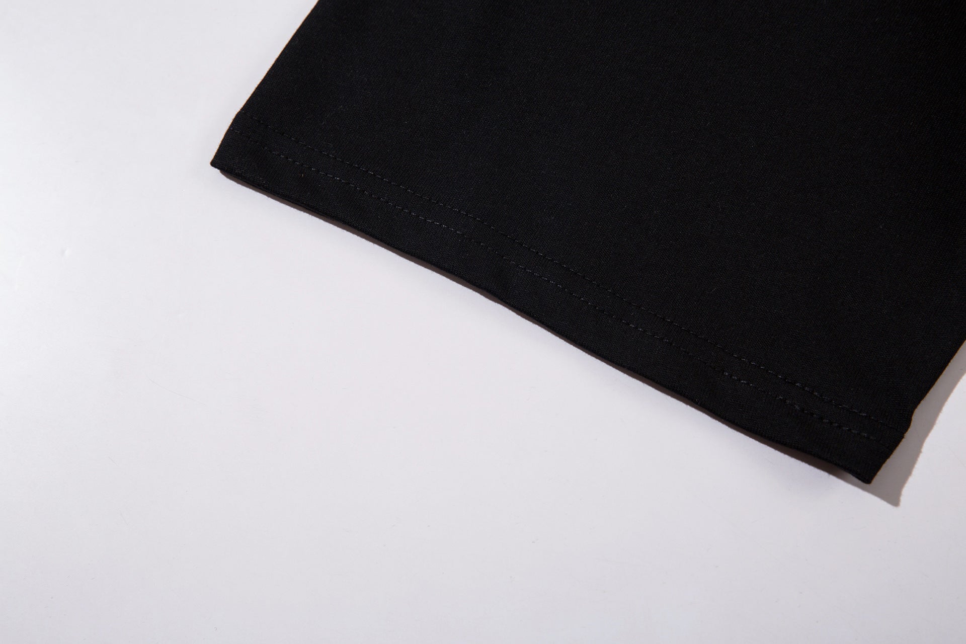 Real Shot Maychao Casual Loose Color Matching Short Sleeve T-shirt