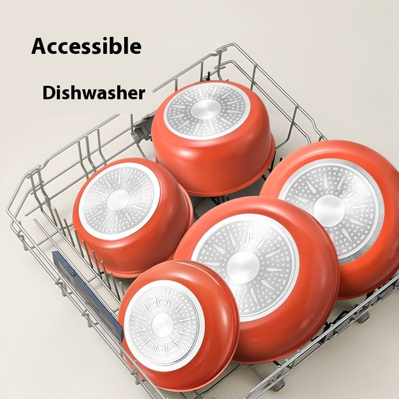 Removable Kitchenware Universal Frying Pan 5-piece Set