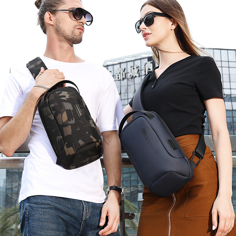 Casual one-shoulder business messenger men's chest bag