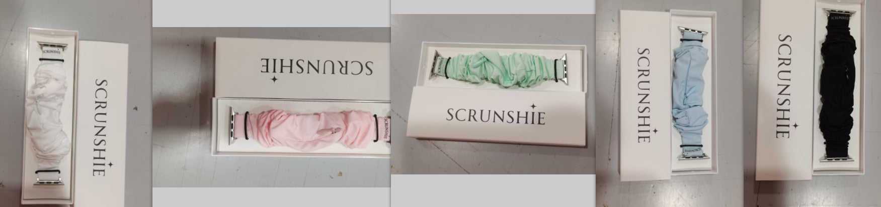 Scrunchie Watch With Pocket  Hidden Zipper Pocker