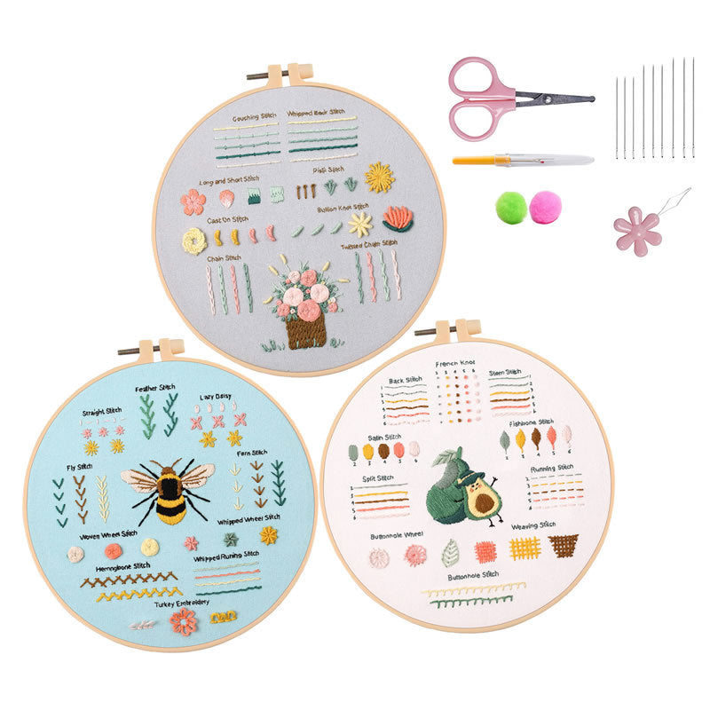 Embroidery Beginner Material Package Kit