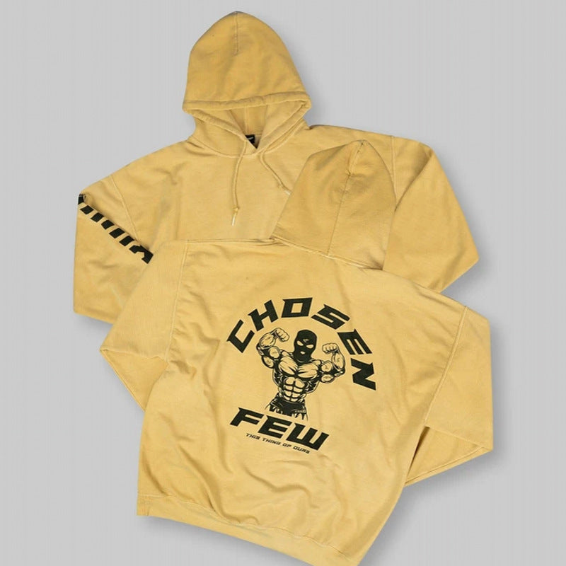 Men's Casual Hooded Black Jacket Hoodie