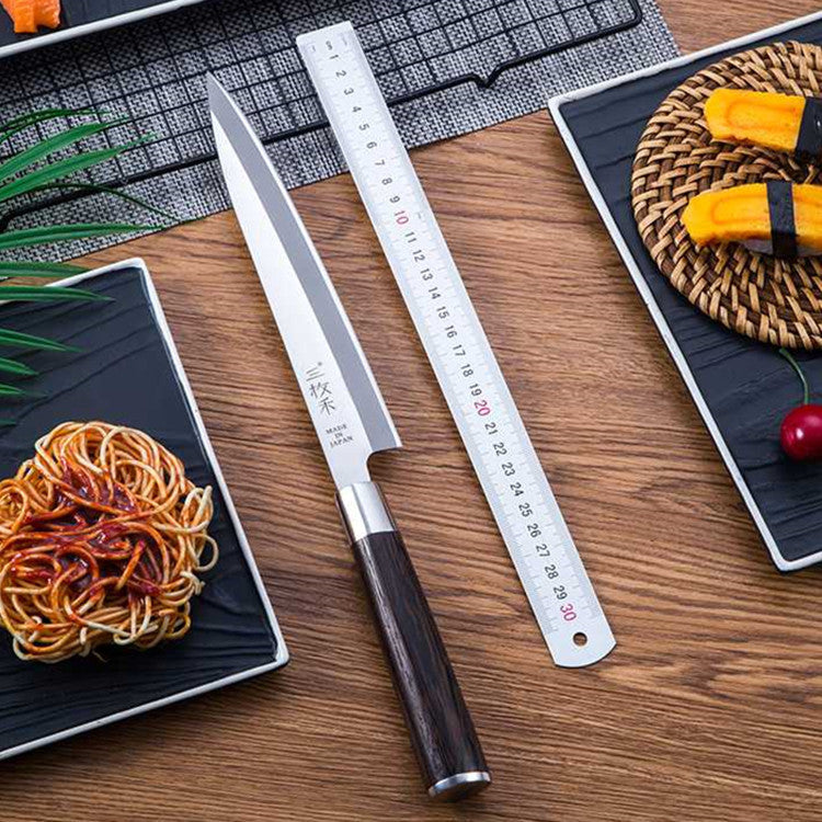 Three Wo Salmon Sashimi knife left hand fish special knife genuine German professional Japanese sushi knife kitchen knife