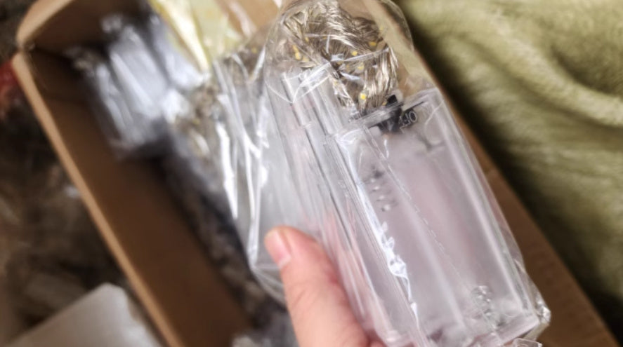 Festival Decorative Lamp Resin Simulation Transparent Sausage Dog Christmas String Light