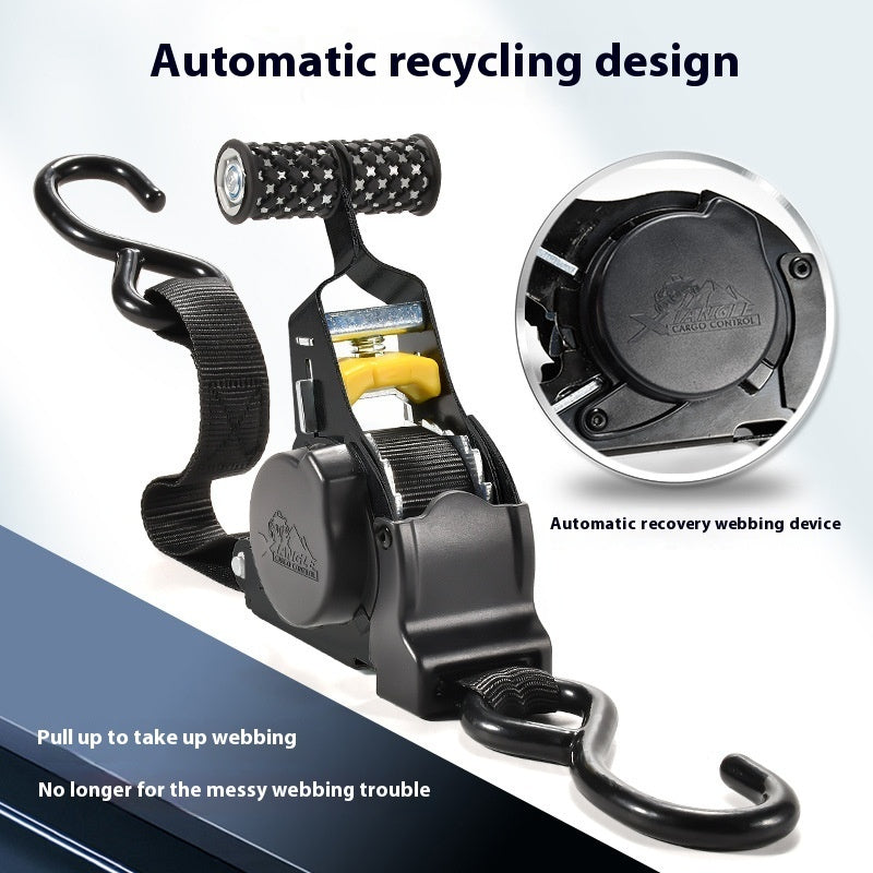 Automatic Shrinkage Binding Belt Of Tensioner Luggage Rope