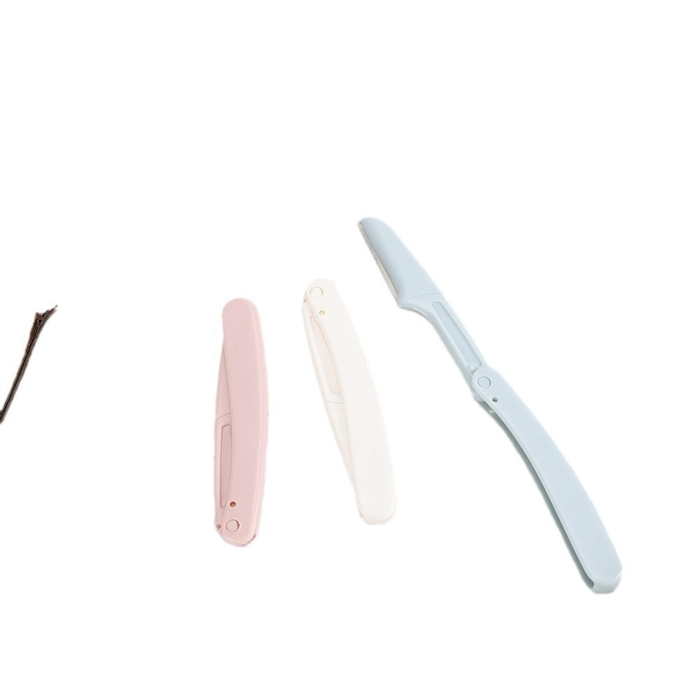 Foldable Eye-brow Knife Sharp Beauty Tools With Net