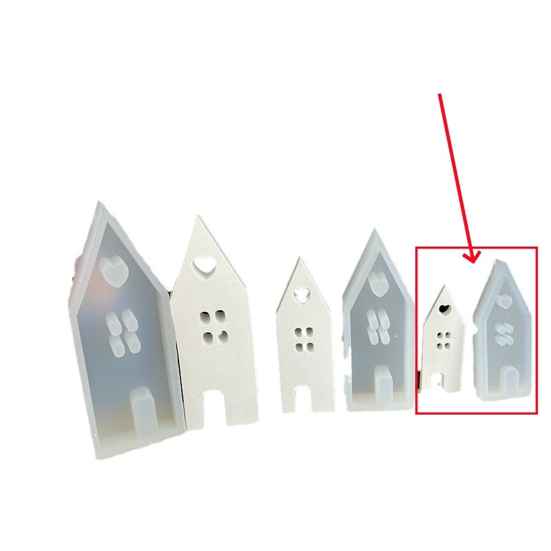 Heart-Shaped Silicone Mold Lighthouse House