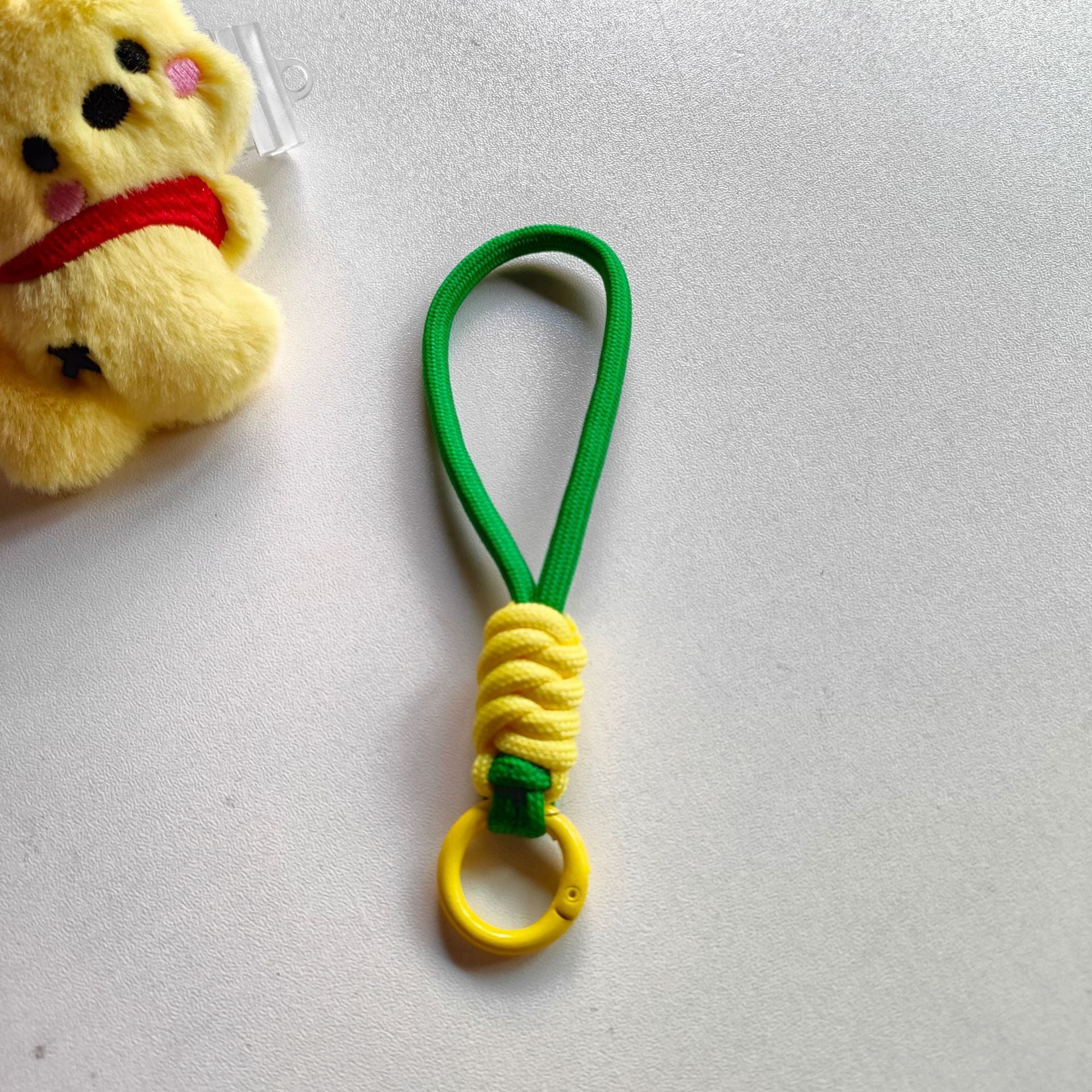 Color Matching Knotted Mobile Phone Lanyard Creative Weaving