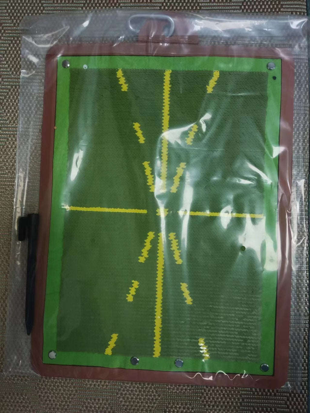 Golf Swing Track Direction Detection Pad