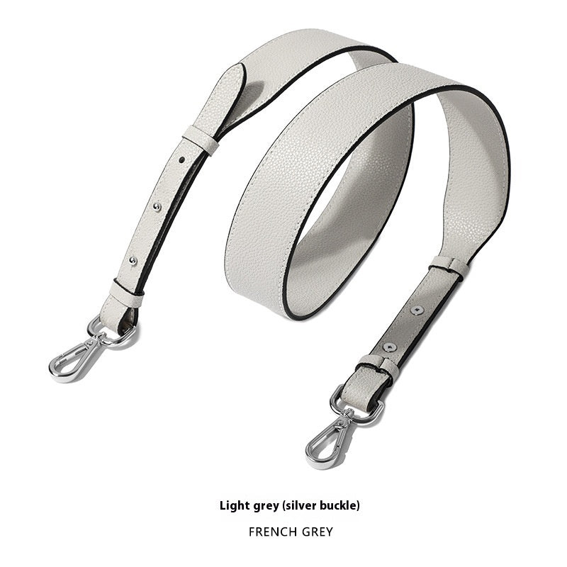 Cowhide Milled Double-sided Wide Shoulder Strap All-match Adjustable