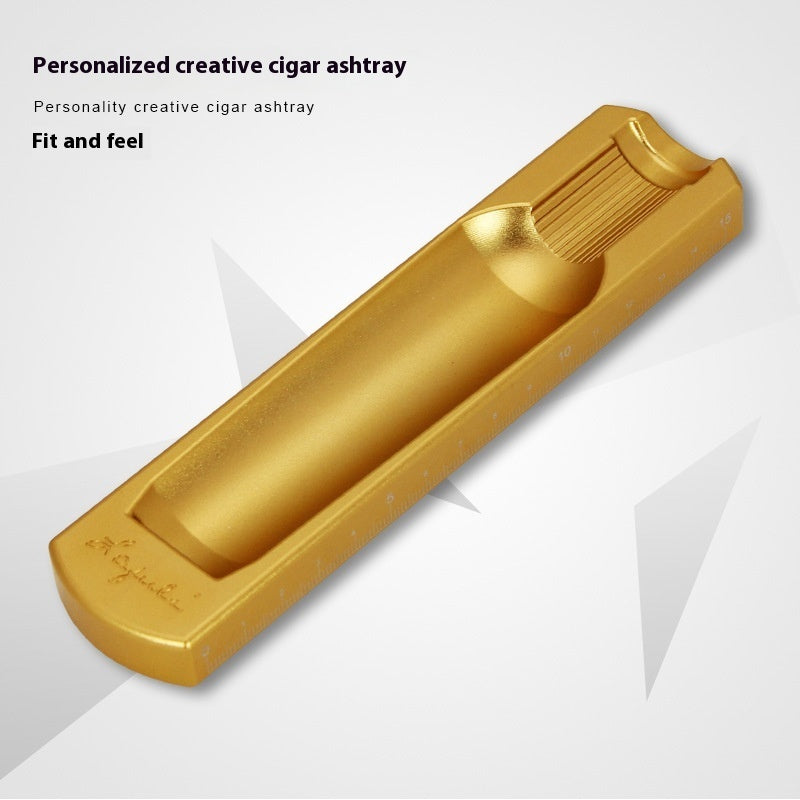 Creative Portable Metal Matte Cigar Ashtray