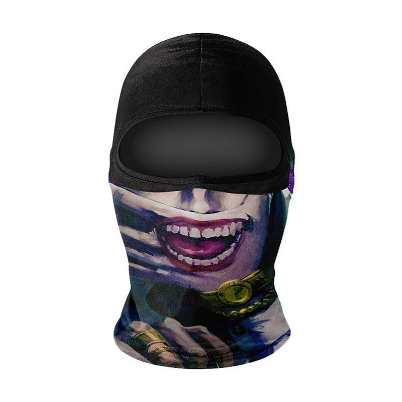 Riding Sun Block And Dustproof Hood Mask Funny Ice Feeling Breathable