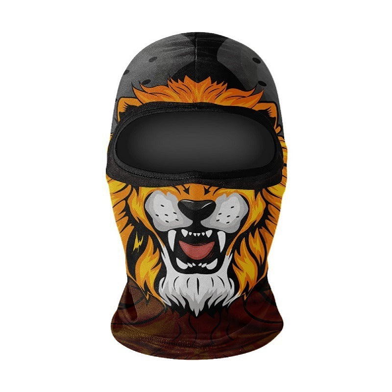 Riding Sun Block And Dustproof Hood Mask Funny Ice Feeling Breathable