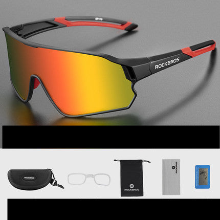 New Cycling Glasses Polarized Color Changing Windproof Myopia Running Sports