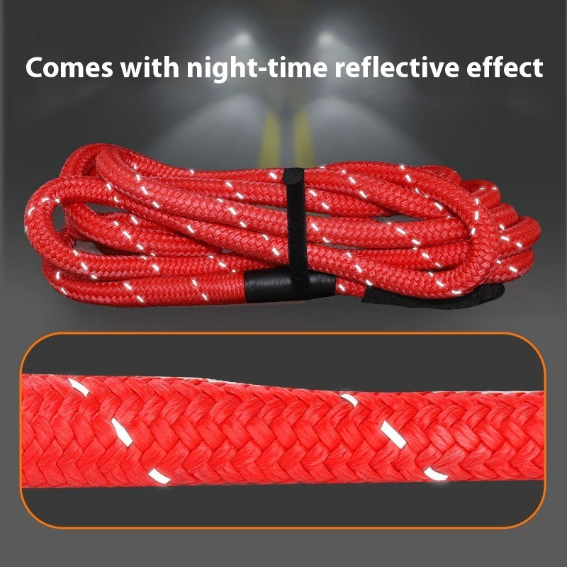 Elastic Car Pulling Rope Soft Shackle Outdoor Emergency Rescue Hand Holding Rope