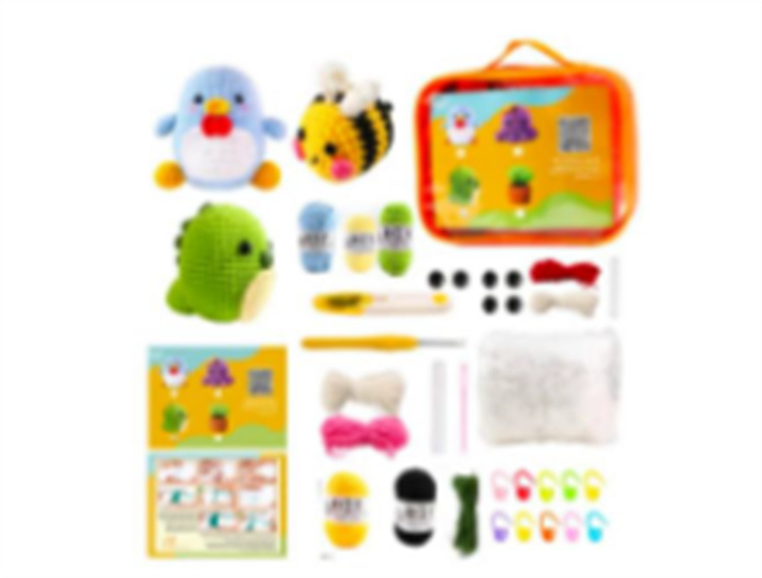 Fashion Simple Crochet Toy Set