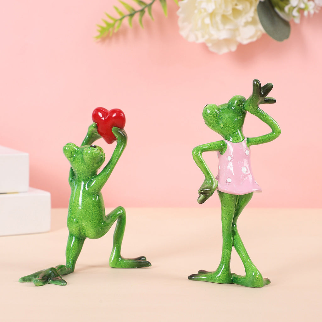 Funny Frog Confession Resin Decorations