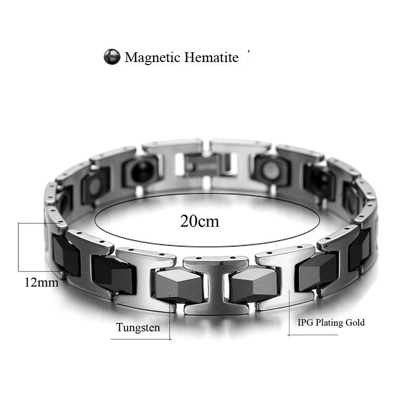 Fashion Fashionmonger Tungsten Steel Men's Bracelet Popular Ornament Bracelet