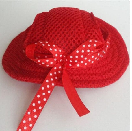 Pet Supplies New Fashionable Oxfordand Dog Costume Hat Baseball Outdoor Tourist Sun Hat