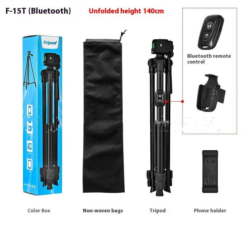 Night Fish Luring Lamp Bracket Camera Tripod Telescope Stand For Live Streaming