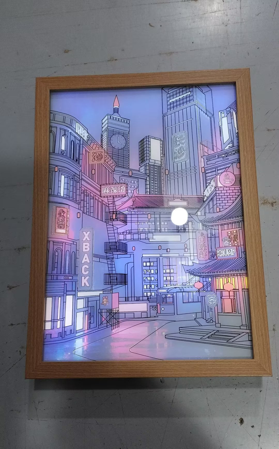 Bedroom Living Room Desk Stand Light Painting