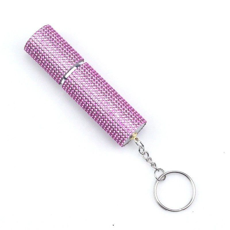 Diamond-filled Perfume Bottle Portable Press Spray