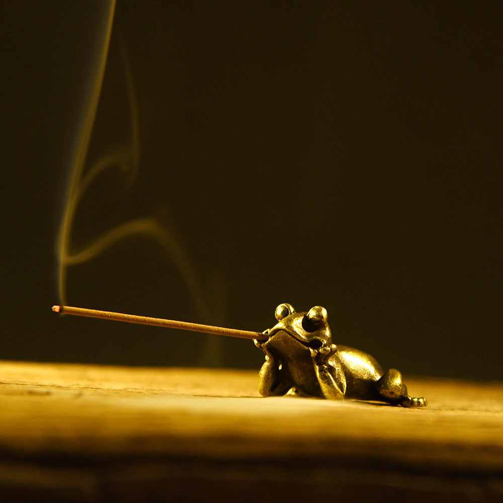 Retro Frog-shaped Ornaments Ornaments Bronze