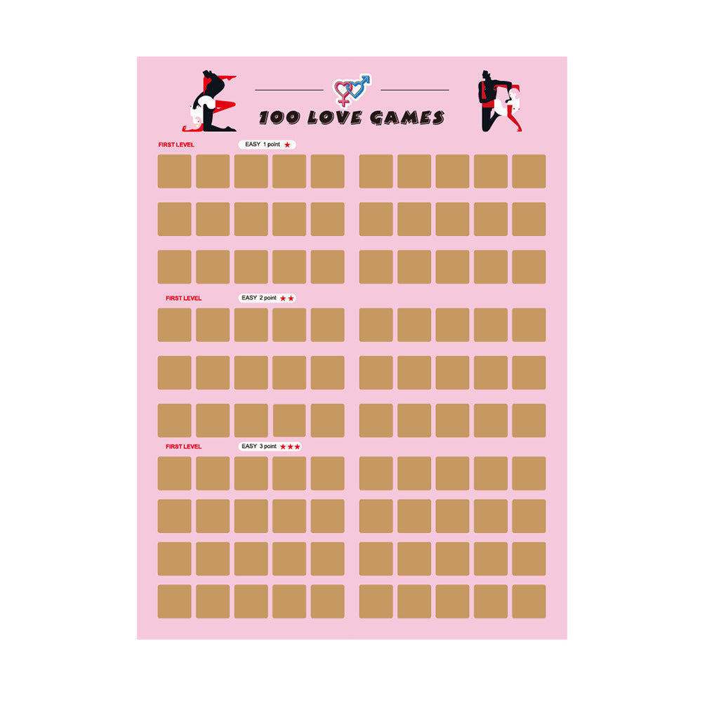 Challenge Valentine's Day Scratch-off Poster