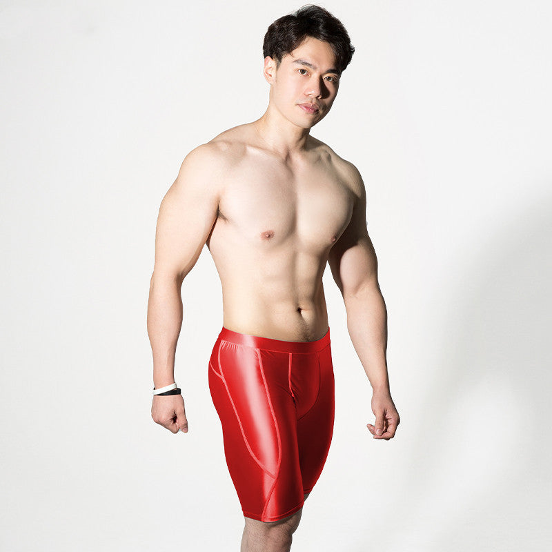 Mid Rise Stretch Tight Shaping Shorts