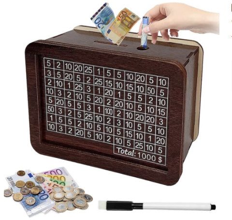Home Quality Counter Target Coin Bank Children Gift Box Crafts