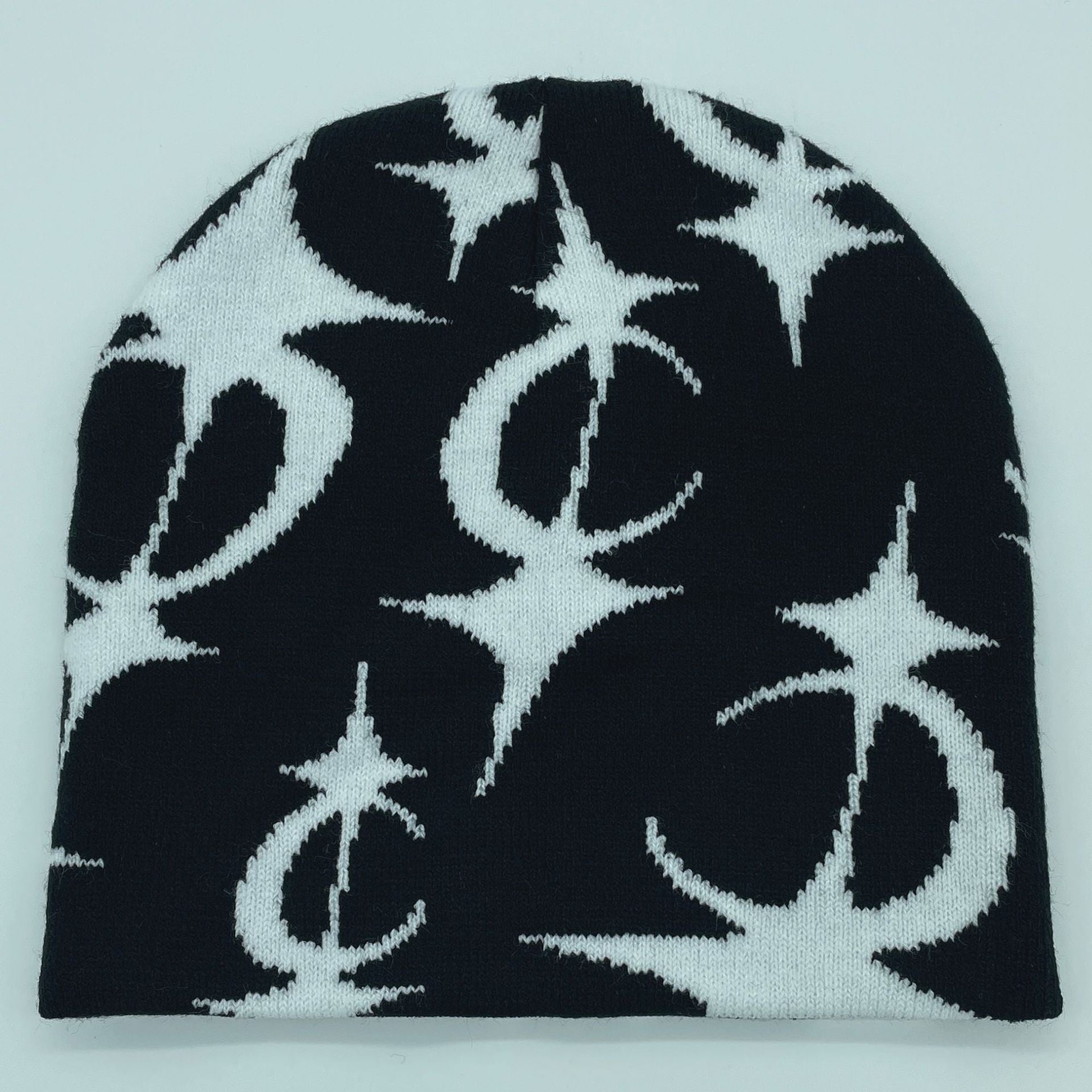 Five Pointed Star Men's And Women's Jacquard Knitted Hats