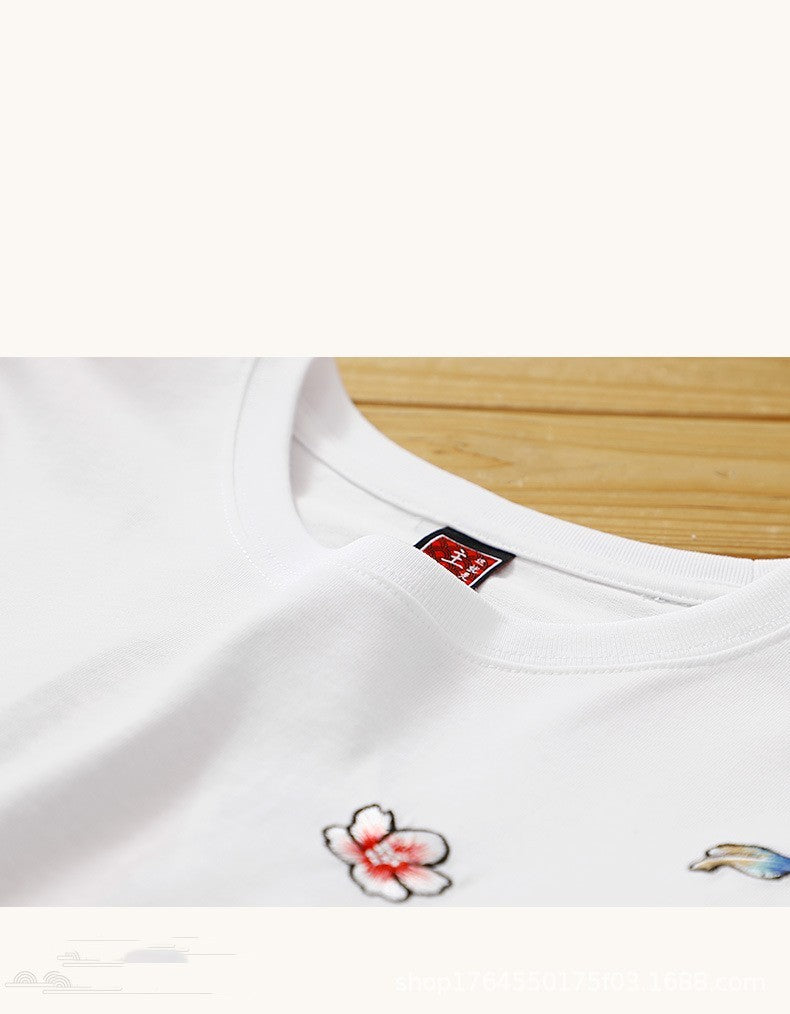 Men's Ethnic Style T-shirt Short Sleeve