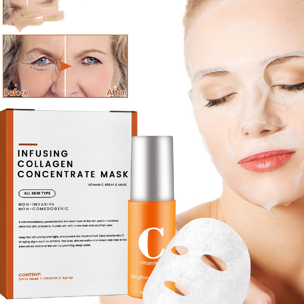 Collagen Anti Aging Facial Mask Spray To Remove Dullness
