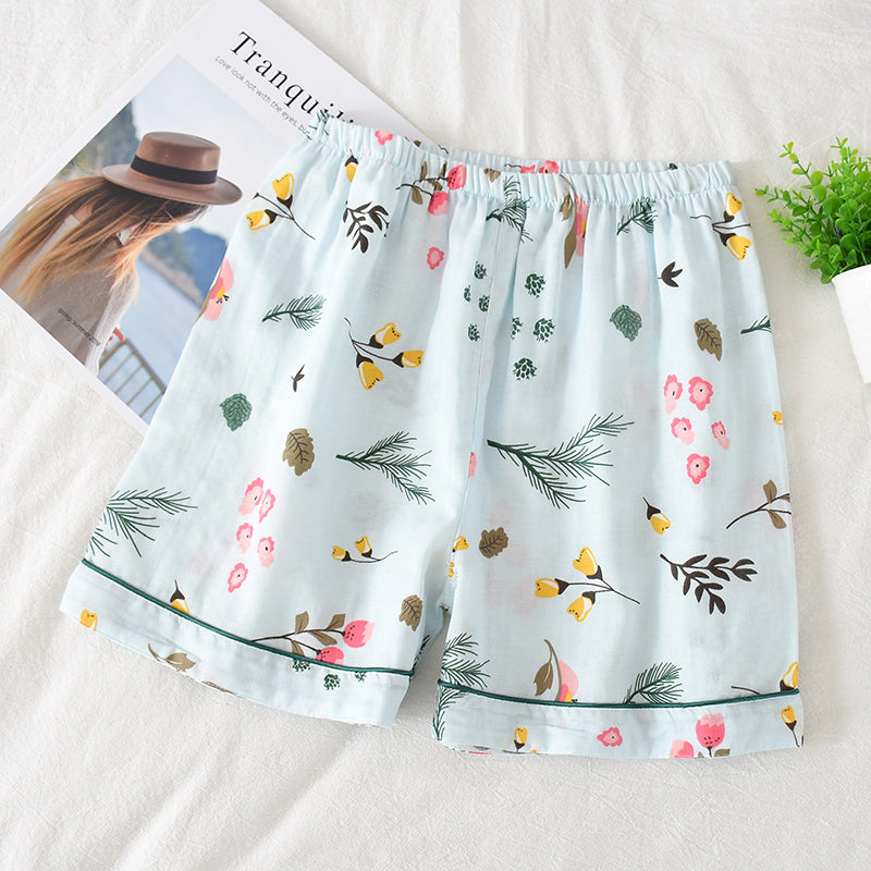 Women's Summer Thin Cropped Loose And Sweet Home Pants