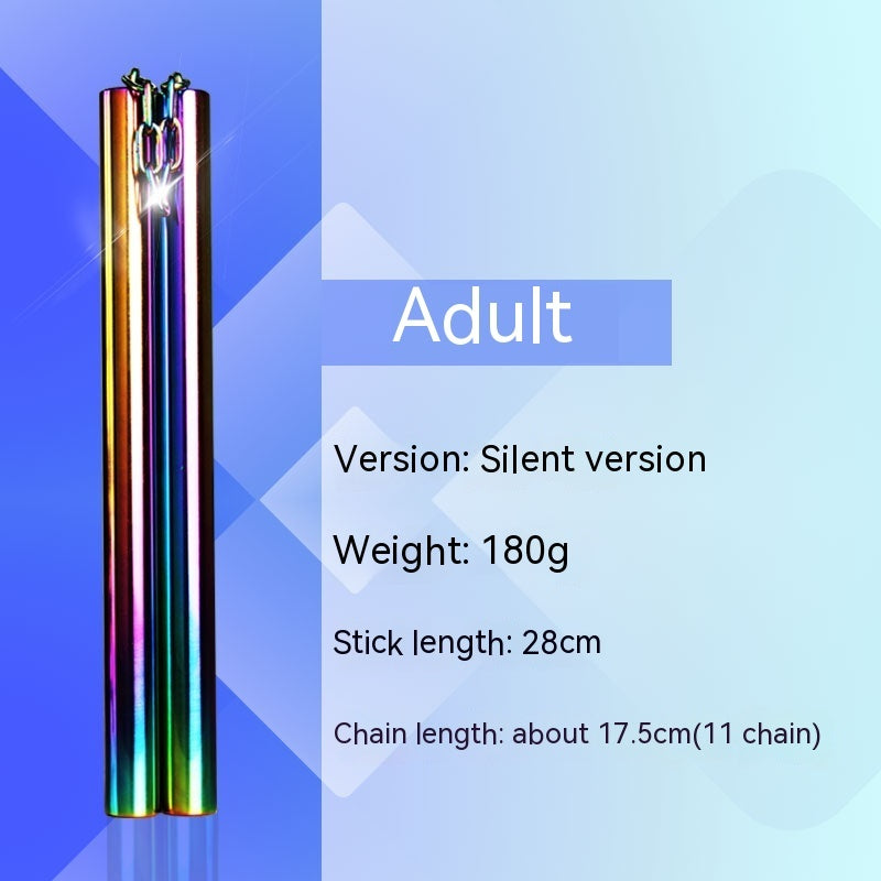 Stainless Steel Practical Training Nunchucks