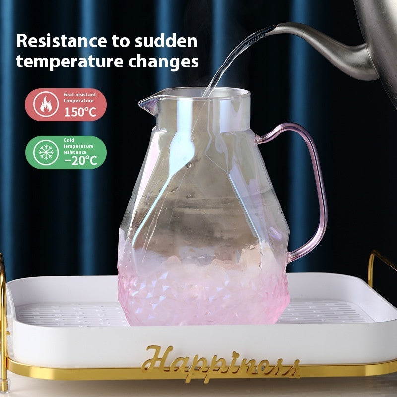 Household Thick Glass Cold Water Pot Set