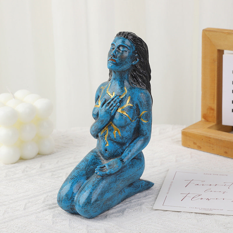 Healing Series Home Ornament Goddess Resin Decorations