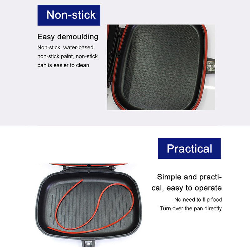 Aluminum Double-sided Frying Non-stick Pan