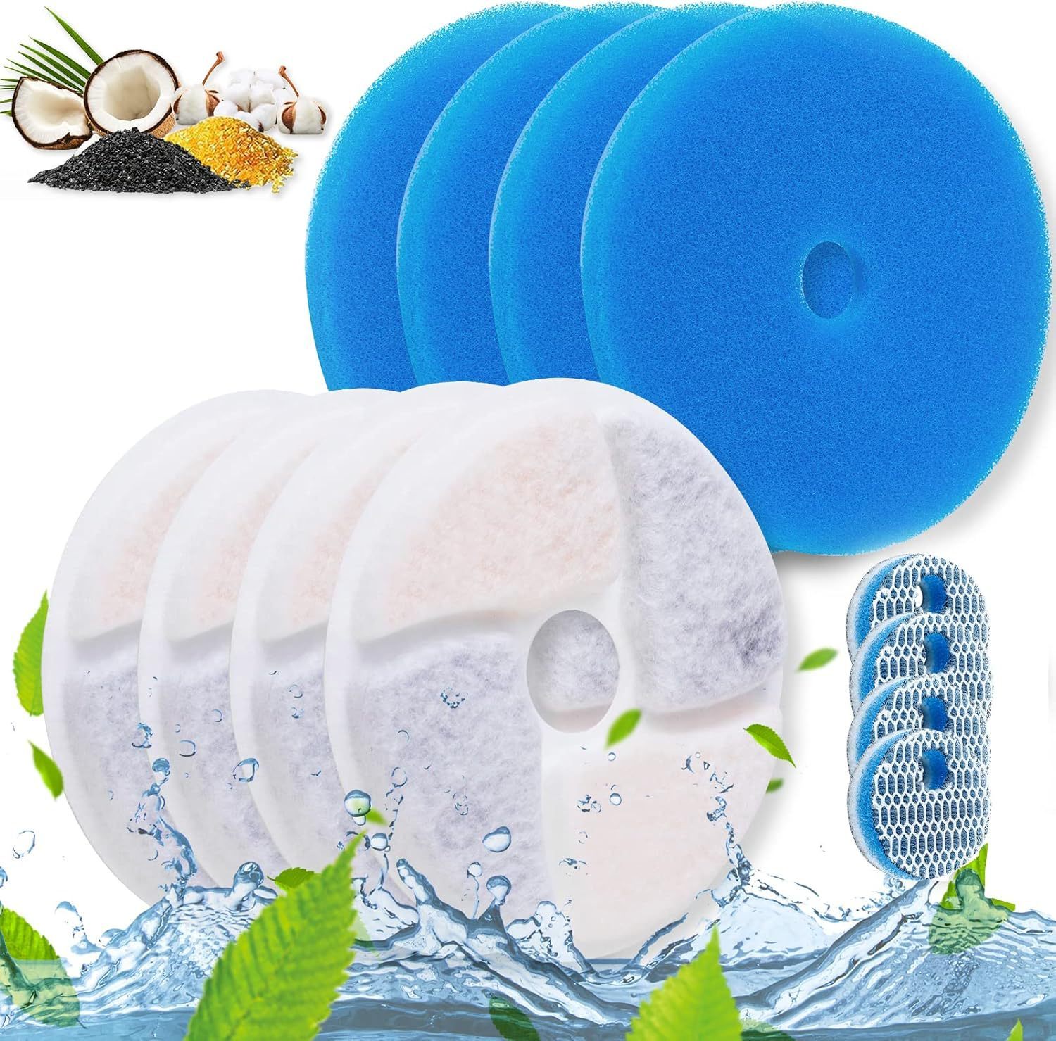 Pet Automatic Water Dispenser Stainless Steel Smart Small Flower Fountain