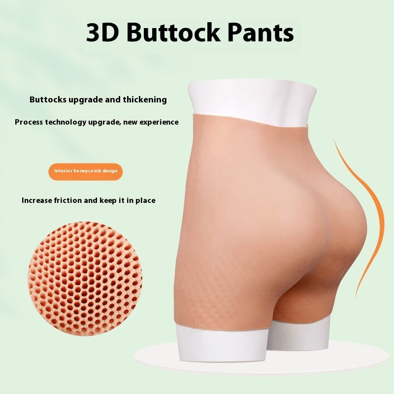 Female Creative Versatile Silicone Full Hip Shorts